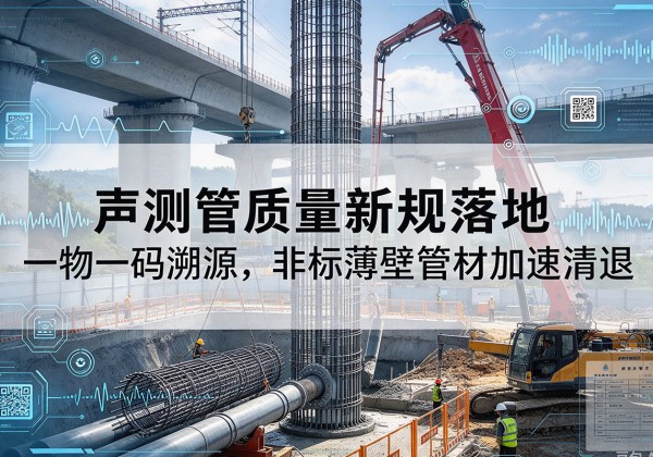 陆良声测管质量新规落地，一物一码溯源，非标薄壁管材加速清退